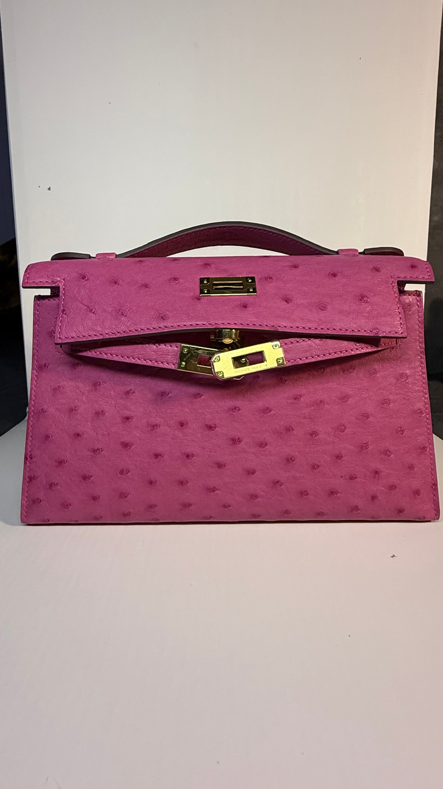 Hot Pink Ostrich