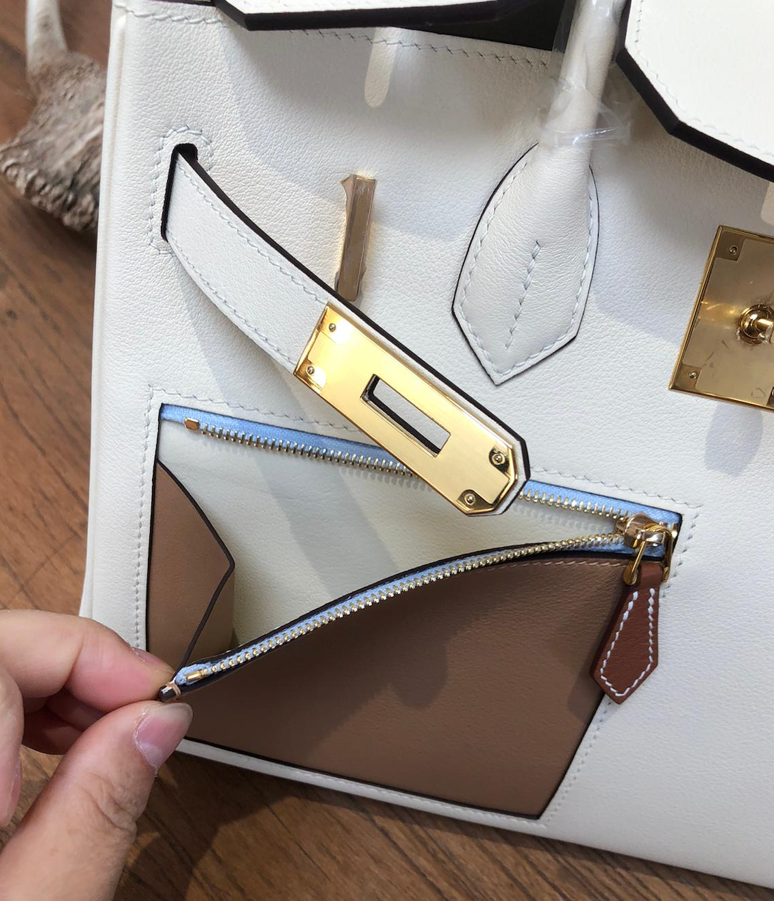 Colormatic 30 Cm Nata Chai and Cuivre Swift Palladium Hardware