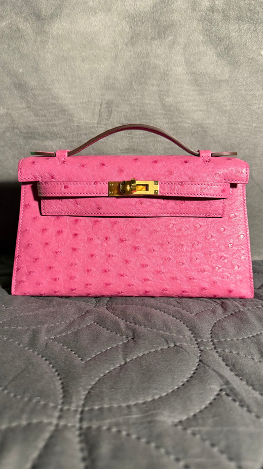 Hot Pink Ostrich
